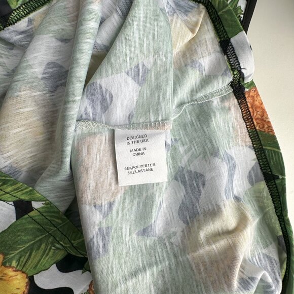 ST33LE - Pineapple Chevron Stretch Jersey Tank Top (M) - Picture 7 of 10